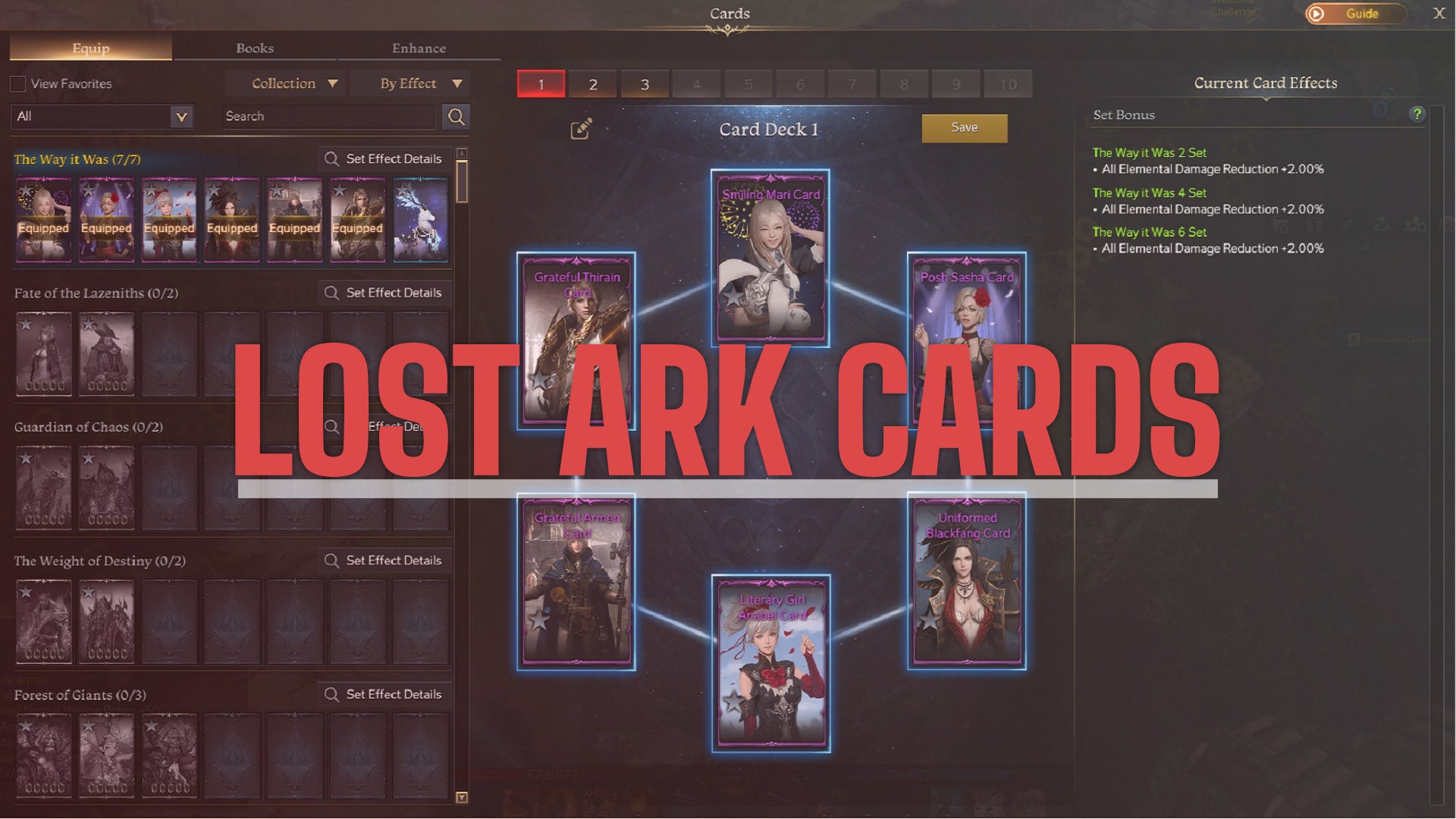 Lost Ark Cards Card Decks, Card Books, and Card Upgrading explained